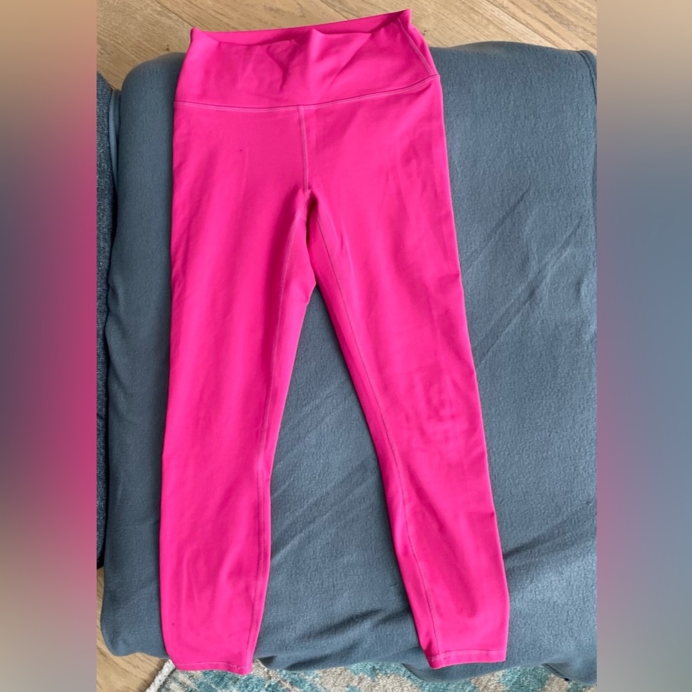 Fabletics 7/8 Length Pink Leggings